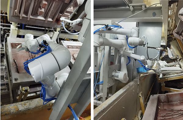 艾利特機器人座椅脫模機六軸噴涂機器人